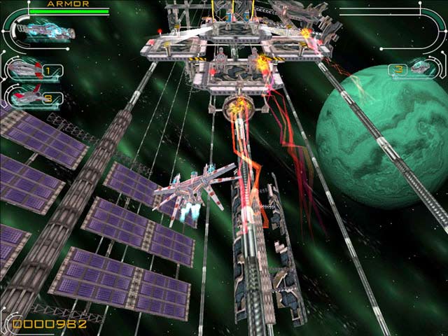 Hyperspace Invader game screenshot - 2
