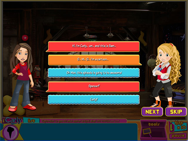 iCarly: iDream in Toon game screenshot - 1