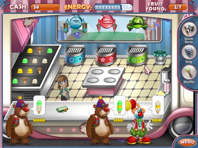 Ice Cream Craze: Natural Hero game screenshot - 1