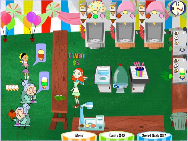 Ice Cream Dee Lites game screenshot - 3
