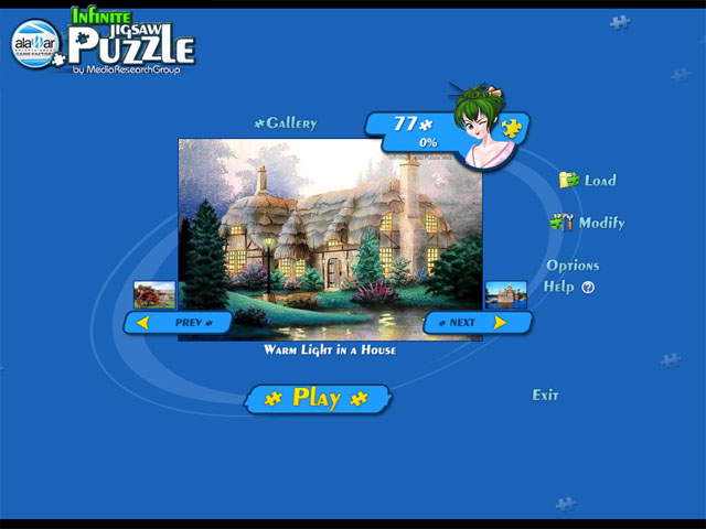 Infinite Jigsaw Puzzle game screenshot - 2