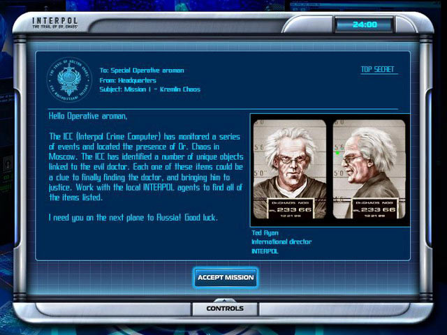Interpol: The Trail of Dr.Chaos game screenshot - 3