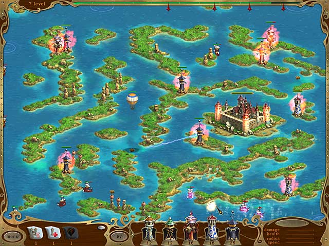 Island Defense game screenshot - 2