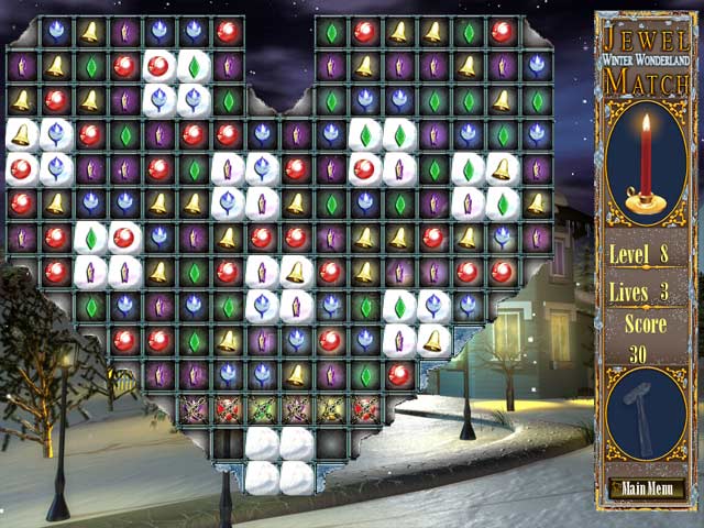Jewel Match Winter Wonderland game screenshot - 1
