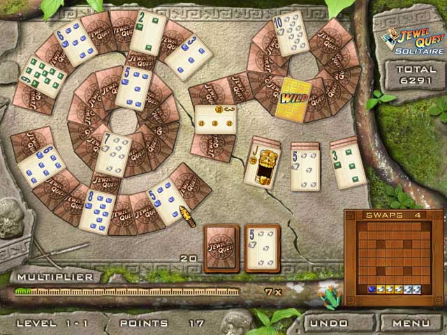 Jewel Quest Solitaire game screenshot - 1