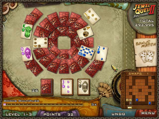 Jewel Quest Solitaire 2 game screenshot - 2