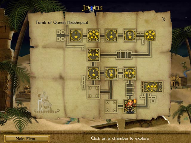 Jewels of Cleopatra game screenshot - 3