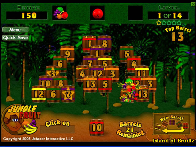 Jungle Fruit game screenshot - 1