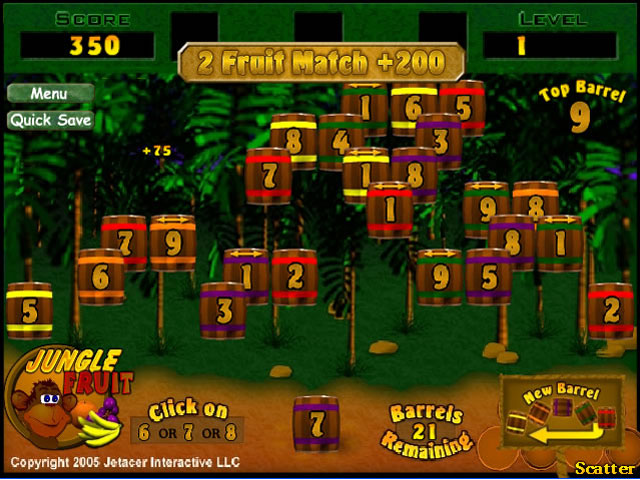 Jungle Fruit game screenshot - 3