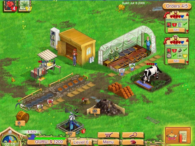 Kelly Green Garden Queen game screenshot - 1