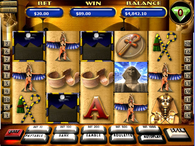 King Tut`s Treasure game screenshot - 1