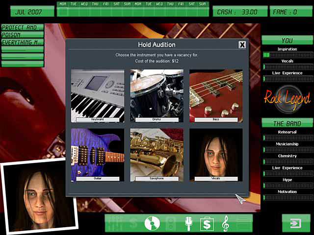 Kudos Rock Legend game screenshot - 3