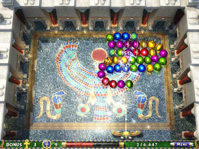 Luxor 2 game screenshot - 2