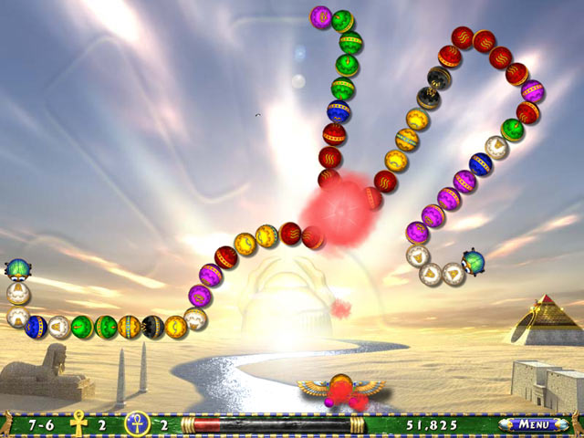 Luxor 2 game screenshot - 3
