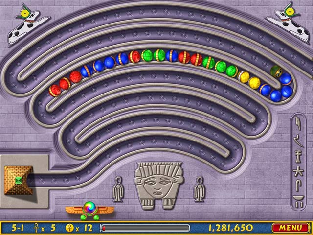 Luxor game screenshot - 3