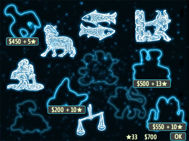 Mae Q`West and the Sign of the Stars game screenshot - 3