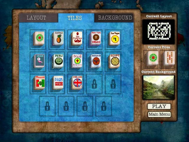 Mah Jong Adventures game screenshot - 2