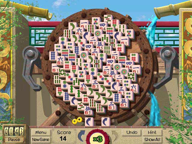 Mahjong Garden To Go game screenshot - 1