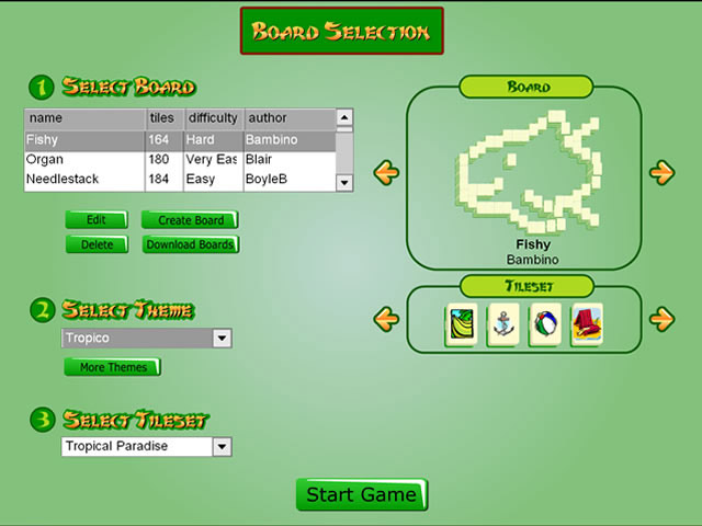 Mahjong Mania Deluxe game screenshot - 2