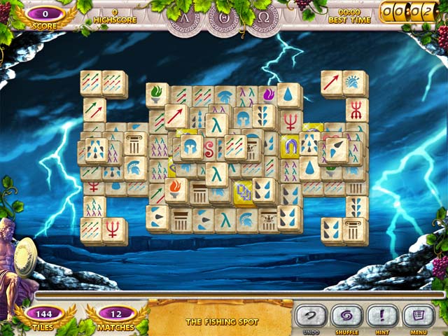 Mahjong Mysteries: Ancient Athena game screenshot - 3