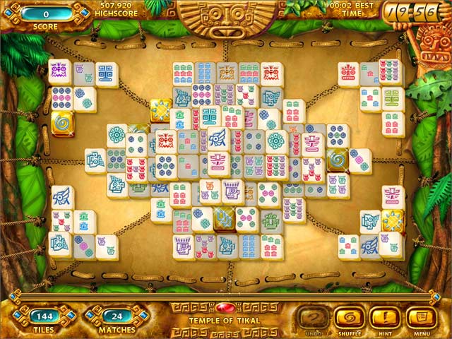 Mahjongg: Ancient Mayas game screenshot - 3