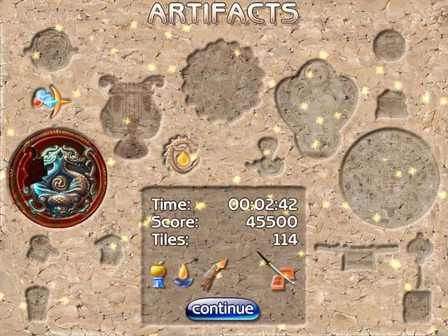 Mahjongg Artifacts game screenshot - 3