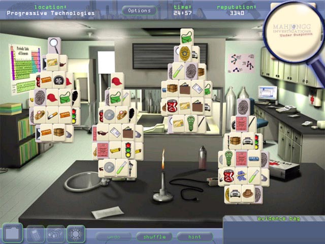 Mahjongg Investigations: Under Suspicion game screenshot - 1