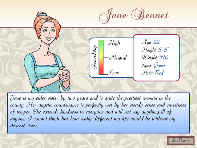 Matches and Matrimony: A Pride and Prejudice Tale game screenshot - 3
