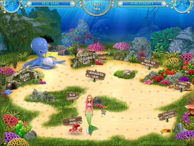 Mermaid Adventures: The Magic Pearl game screenshot - 3