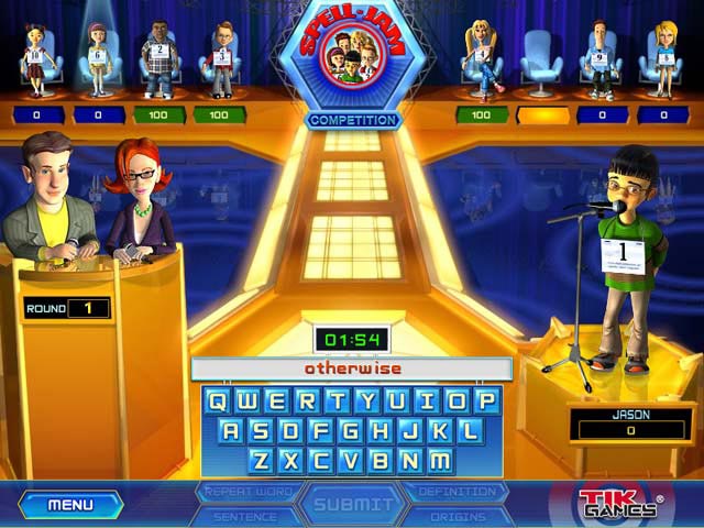 Merriam Websters Spell-Jam game screenshot - 1