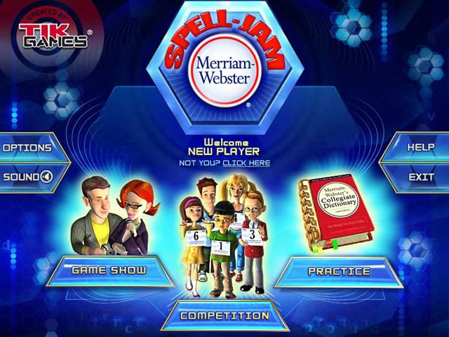Merriam Websters Spell-Jam game screenshot - 2