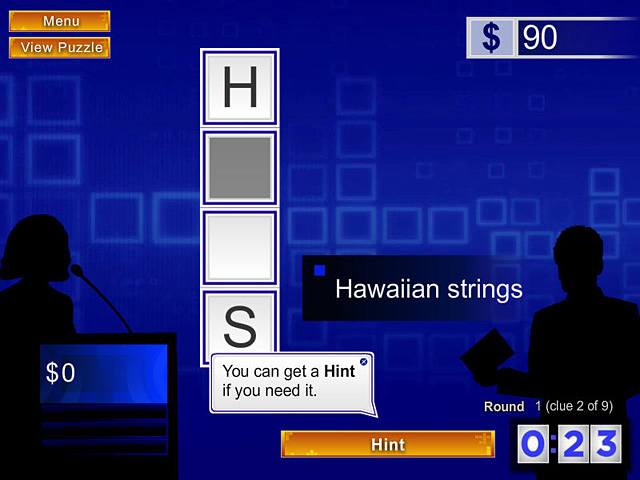 Merv Griffin's Crosswords game screenshot - 1