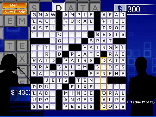 Merv Griffin's Crosswords game screenshot - 2