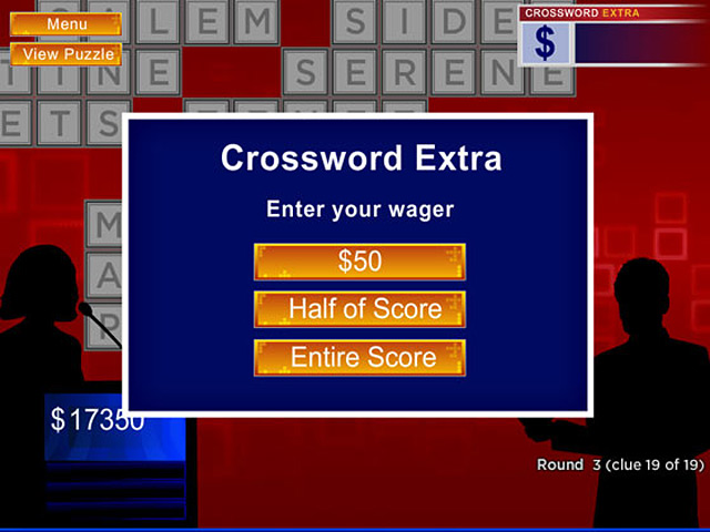Merv Griffin's Crosswords game screenshot - 3