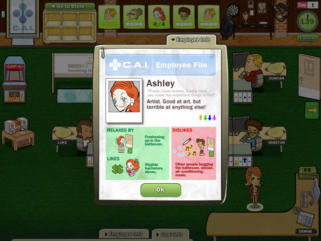 Miss Management game screenshot - 2