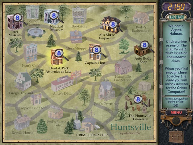 Mystery Case Files: Huntsville game screenshot - 3