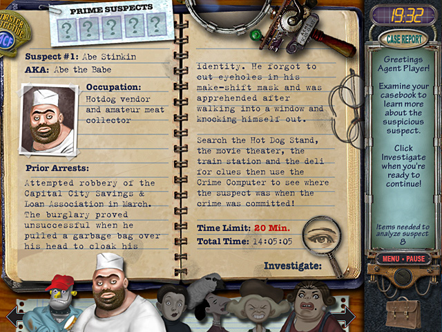 Mystery Case Files: Prime Suspects game screenshot - 1