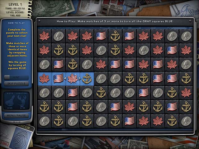 Mystery P.I. - The Curious Case of Counterfeit Cove game screenshot - 2