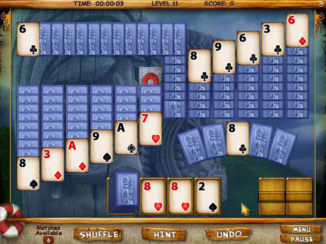 Mystery Solitaire: Secret Island game screenshot - 1