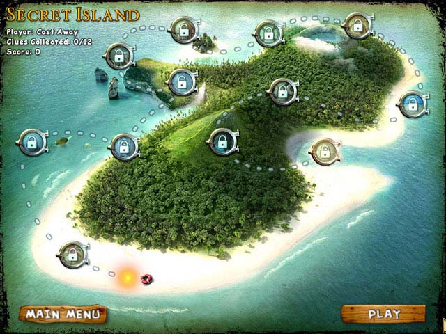 Mystery Solitaire: Secret Island game screenshot - 2