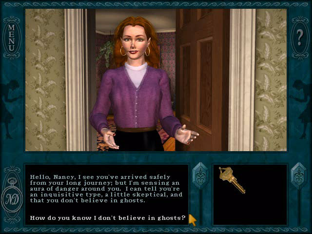 Nancy Drew: Message in a Haunted Mansion game screenshot - 1