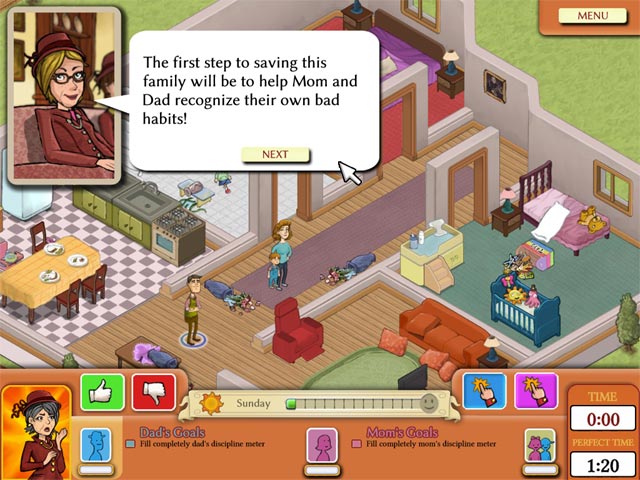 Nanny 911 game screenshot - 2