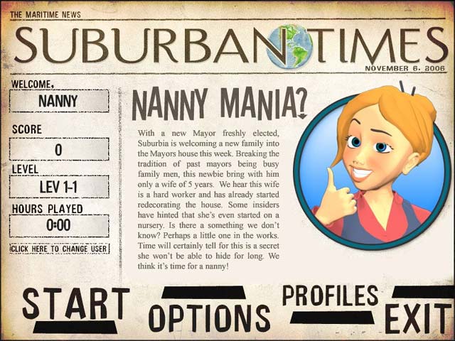 Nanny Mania game screenshot - 2
