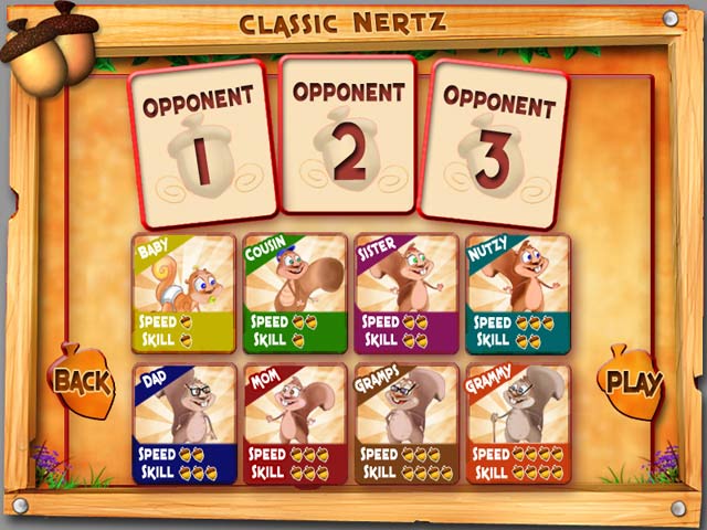 Nertz Solitaire game screenshot - 1