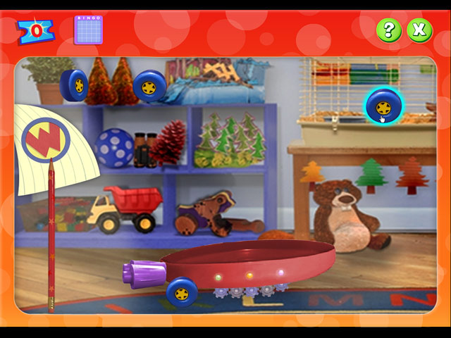 Nick Jr. Bingo game screenshot - 2