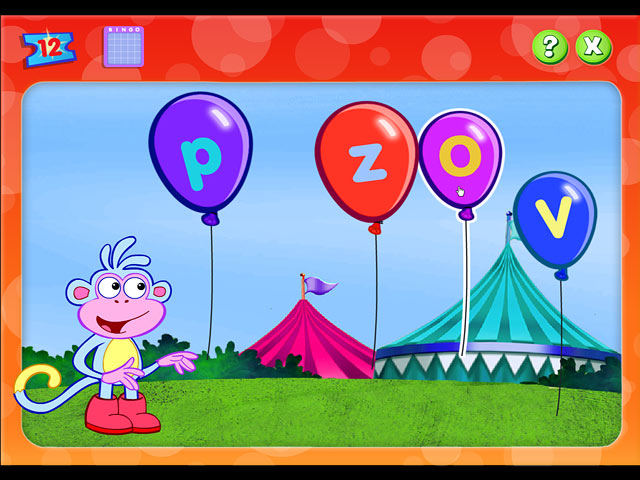 Nick Jr. Bingo game screenshot - 3