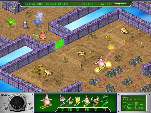 Nicktoons: Hoverzone game screenshot - 2