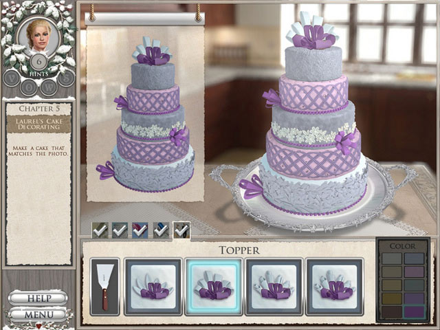 Nora Roberts Vision in White game screenshot - 2