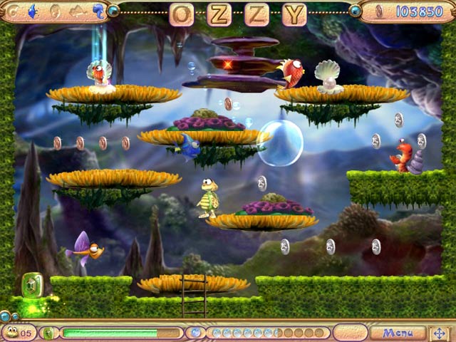 Ozzy Bubbles game screenshot - 2