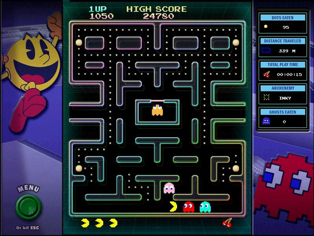 Pac-Man game screenshot - 2